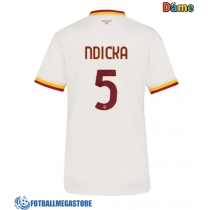 Fotballdrakt Dame AS Roma Evan Ndicka #5 Bortedrakt 2026-27 Kortermet